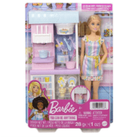 Barbie dúkka og ísbúð
